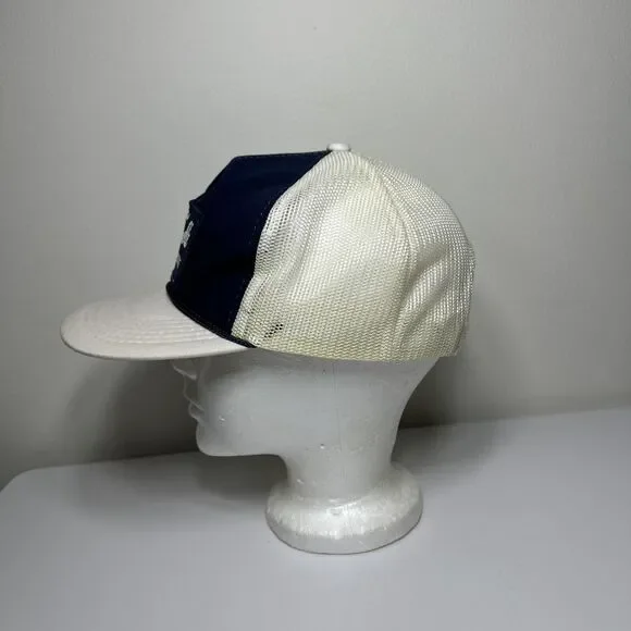Fontanelle Hybrids Patch SnapBack Trucker Mesh Hat Cap Blue Farm Ag Vintage - Picture 3 of 9